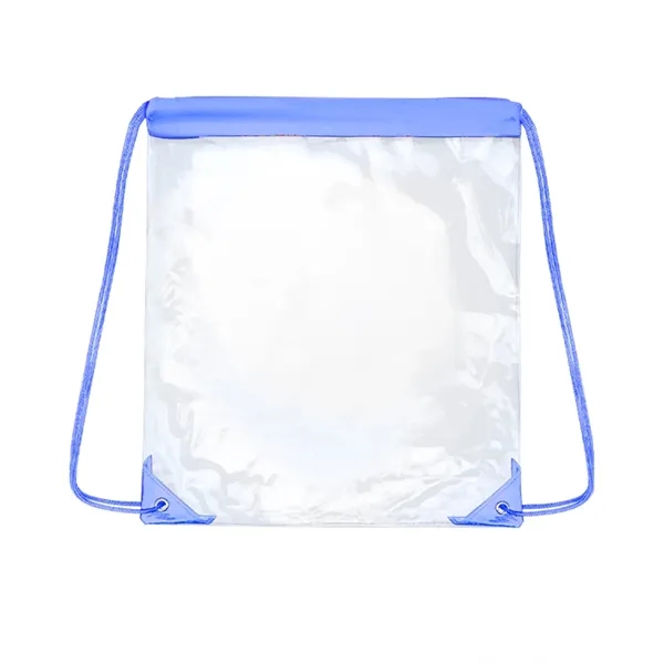 Clear Stadium Drawstring Backpack - Clear Stadium Drawstring Backpack - Image 18 of 26