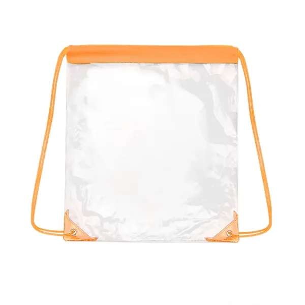 Clear Stadium Drawstring Backpack - Clear Stadium Drawstring Backpack - Image 19 of 26