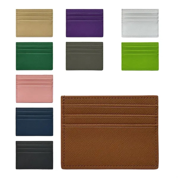 PU Double-Sided Card Holder - PU Double-Sided Card Holder - Image 0 of 6