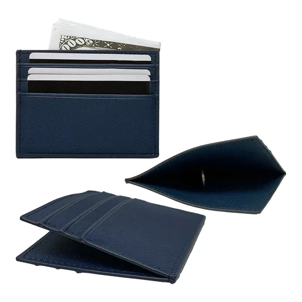 PU Double-Sided Card Holder - PU Double-Sided Card Holder - Image 1 of 6
