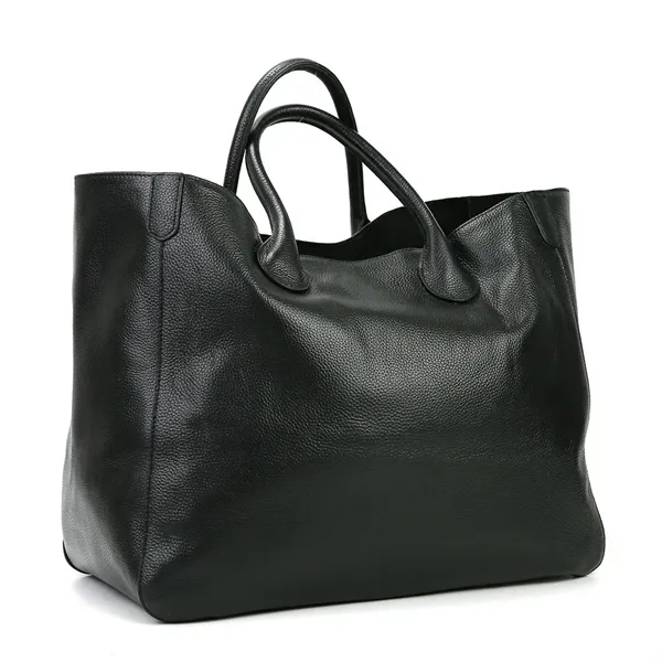 Large Tote Leather Bag - Large Tote Leather Bag - Image 2 of 4