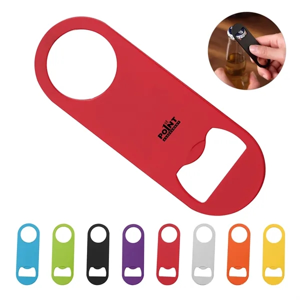 Stainless Steel Bottle Opener with Keychain
