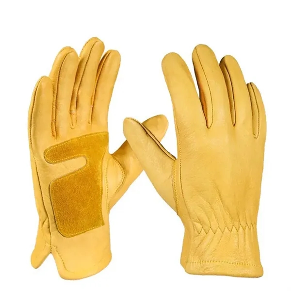 Grade Cowhide Leather Work Gloves - Grade Cowhide Leather Work Gloves - Image 0 of 2