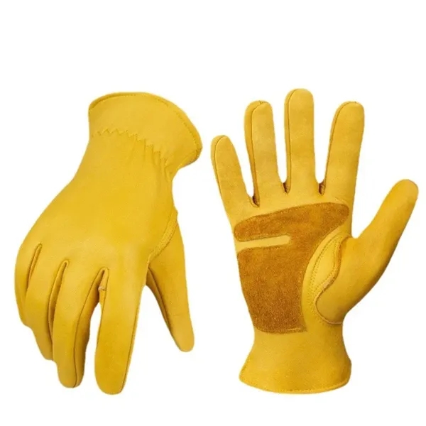 Grade Cowhide Leather Work Gloves - Grade Cowhide Leather Work Gloves - Image 1 of 2