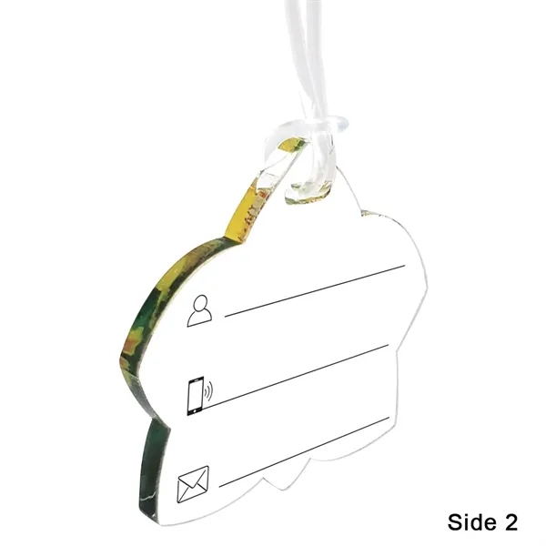 Custom 1/4" Acrylic Write-On Luggage Bag Tags - Custom 1/4" Acrylic Write-On Luggage Bag Tags - Image 8 of 8