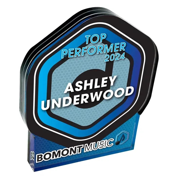 3/4" Free-Standing Acrylic Awards - Full Bleed - 3/4" Free-Standing Acrylic Awards - Full Bleed - Image 5 of 5