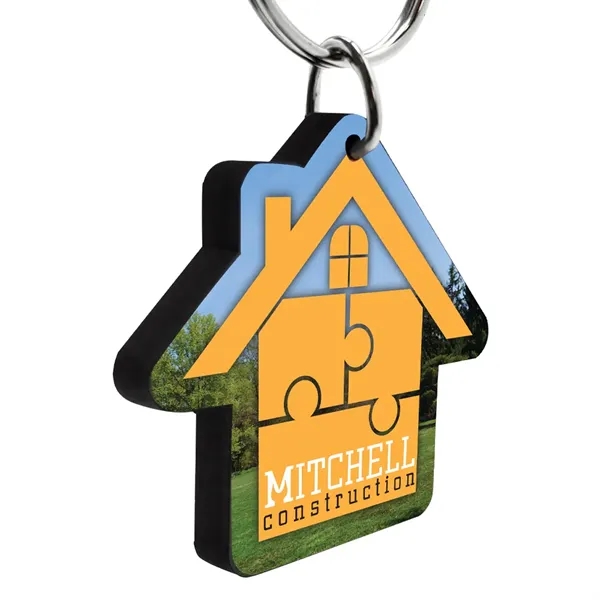1/8" Ultra Vivid Recycled Wood Keychains - 1/8" Ultra Vivid Recycled Wood Keychains - Image 10 of 11