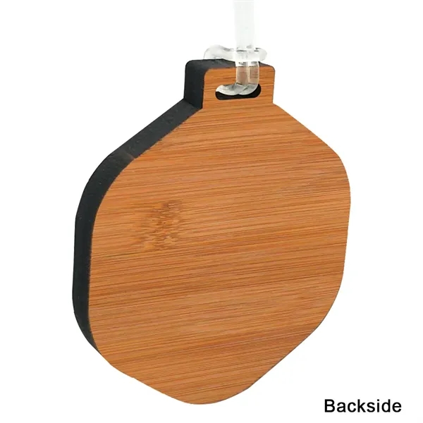 Custom Bamboo UV color Bag Tag - Custom Bamboo UV color Bag Tag - Image 5 of 5