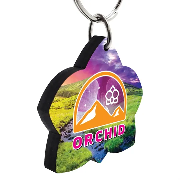 1/8" Ultra Vivid Recycled Wood Keychains - 1/8" Ultra Vivid Recycled Wood Keychains - Image 11 of 11