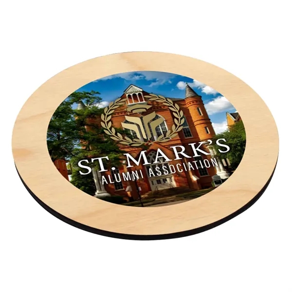 Ultra Vivid Birch Wood Coaster - Ultra Vivid Birch Wood Coaster - Image 0 of 1