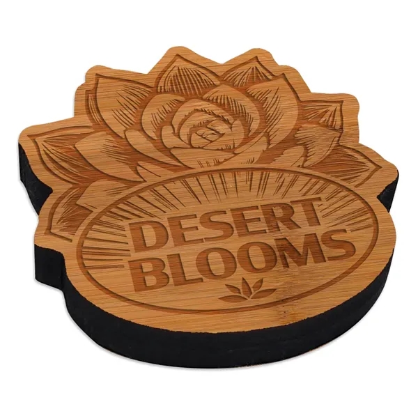 Custom Laser Etched Bamboo Magnets - Custom Laser Etched Bamboo Magnets - Image 0 of 7
