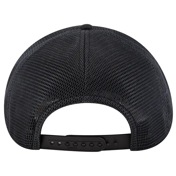 5 Panel High Crown Polyester Mesh Back Trucker Hat - 5 Panel High Crown Polyester Mesh Back Trucker Hat - Image 2 of 9