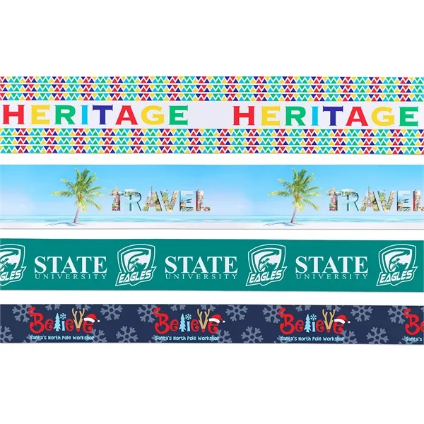 1" Badge Satin Ribbon - 100yd Roll - Sublimation