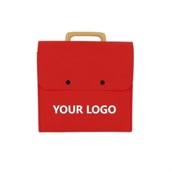 Felt Briefcase - Felt Briefcase - Image 1 of 4