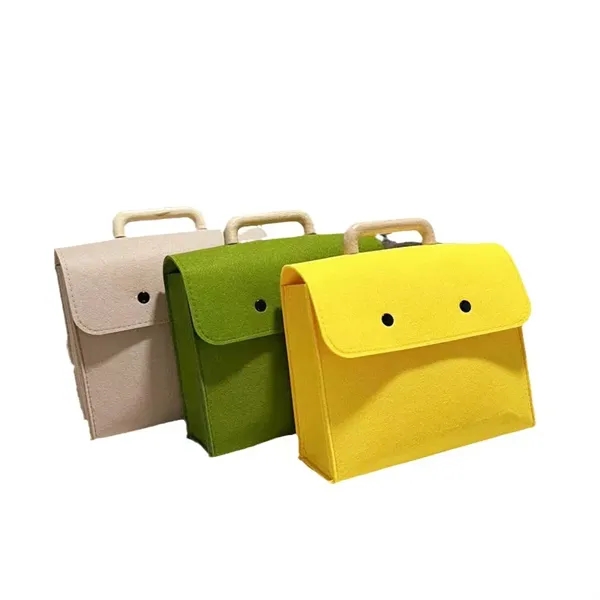 Felt Briefcase - Felt Briefcase - Image 4 of 4