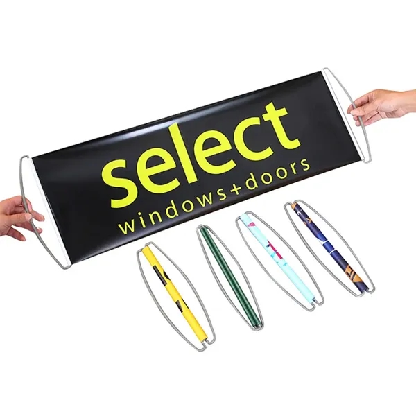 Retractable Hand-Held Scroll Banner - Retractable Hand-Held Scroll Banner - Image 4 of 4
