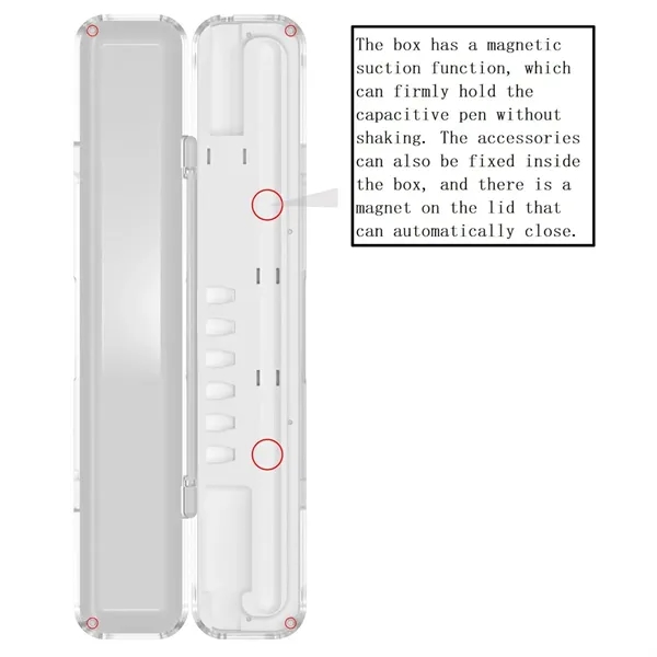 Magnetic Apple Stylus Pen Holder - Magnetic Apple Stylus Pen Holder - Image 2 of 4