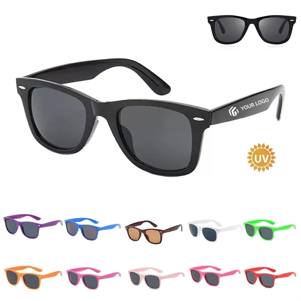 UV Protection Comfortable Portable Colored Sunglasses - UV Protection Comfortable Portable Colored Sunglasses - Image 0 of 4