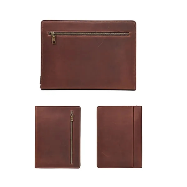 Leather Portfolio Binder - Leather Portfolio Binder - Image 8 of 8