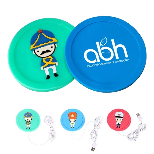 USB Heating Rubber Cup Pad - USB Heating Rubber Cup Pad - Image 0 of 8