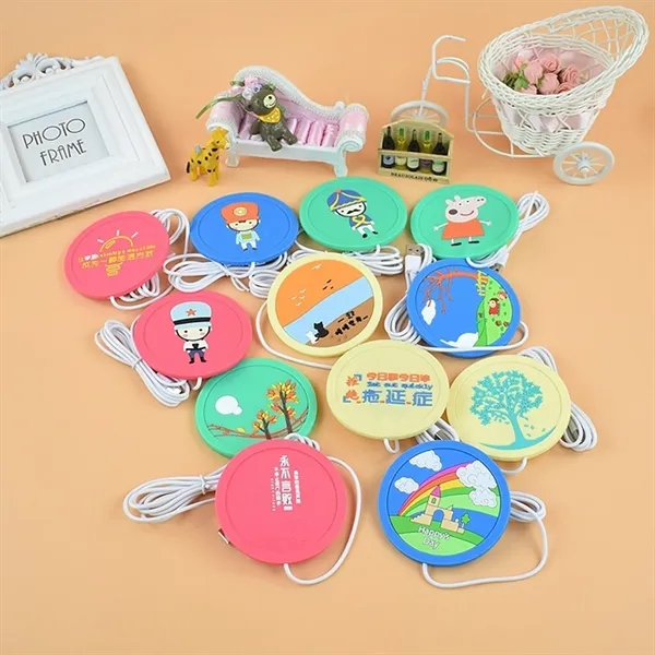 USB Heating Rubber Cup Pad - USB Heating Rubber Cup Pad - Image 1 of 8