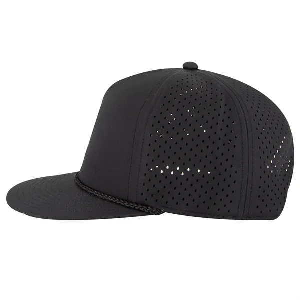 5 Panel Pro Style Snapback Hat - 5 Panel Pro Style Snapback Hat - Image 4 of 6