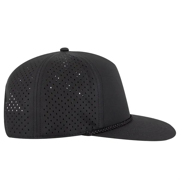 5 Panel Pro Style Snapback Hat - 5 Panel Pro Style Snapback Hat - Image 5 of 6