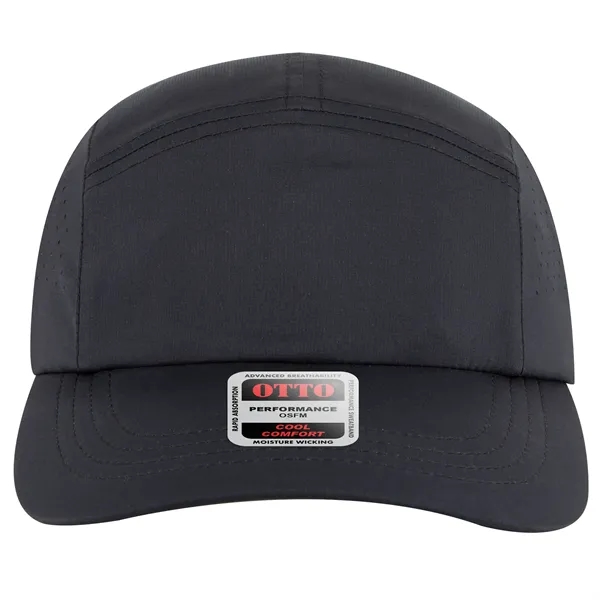 5 Panel Running Hat w/ Elastic Soft Visor - 5 Panel Running Hat w/ Elastic Soft Visor - Image 3 of 25
