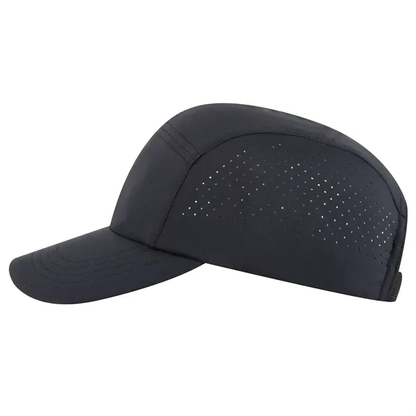 5 Panel Running Hat w/ Elastic Soft Visor - 5 Panel Running Hat w/ Elastic Soft Visor - Image 5 of 25