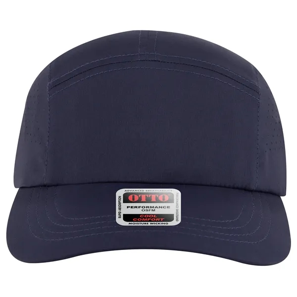 5 Panel Running Hat w/ Elastic Soft Visor - 5 Panel Running Hat w/ Elastic Soft Visor - Image 9 of 25