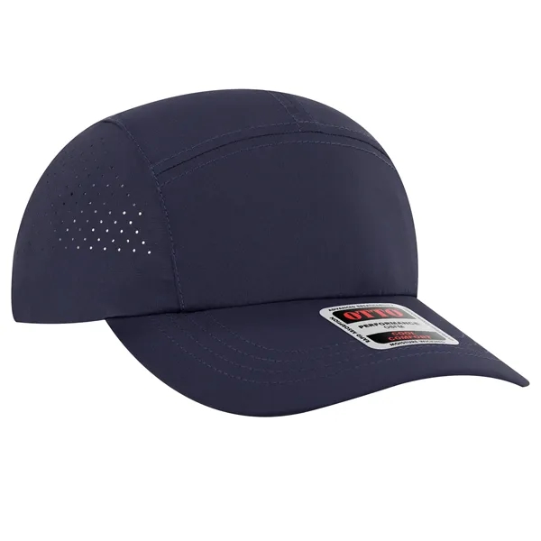 5 Panel Running Hat w/ Elastic Soft Visor - 5 Panel Running Hat w/ Elastic Soft Visor - Image 7 of 25