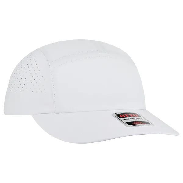 5 Panel Running Hat w/ Elastic Soft Visor - 5 Panel Running Hat w/ Elastic Soft Visor - Image 13 of 25