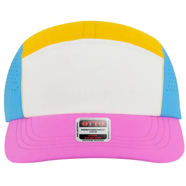 5 Panel Running Hat w/ Elastic Soft Visor - 5 Panel Running Hat w/ Elastic Soft Visor - Image 22 of 25