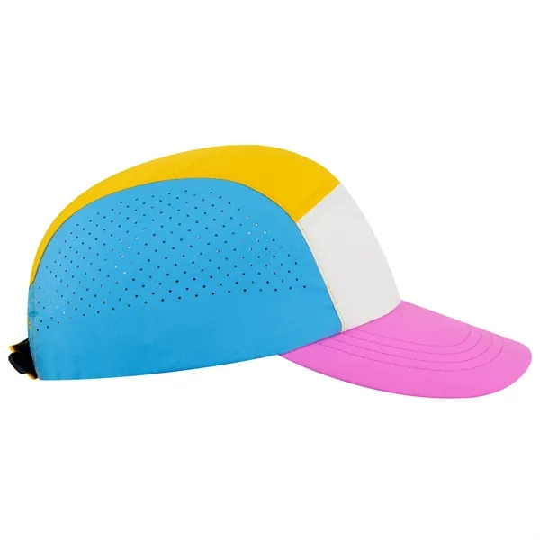 5 Panel Running Hat w/ Elastic Soft Visor - 5 Panel Running Hat w/ Elastic Soft Visor - Image 25 of 25
