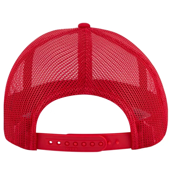 Seamless 6 Panel Mid Profile Mesh Back Trucker Hat - Seamless 6 Panel Mid Profile Mesh Back Trucker Hat - Image 9 of 31