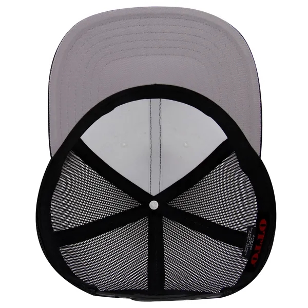 Seamless 6 Panel Mid Profile Mesh Back Trucker Hat - Seamless 6 Panel Mid Profile Mesh Back Trucker Hat - Image 17 of 31