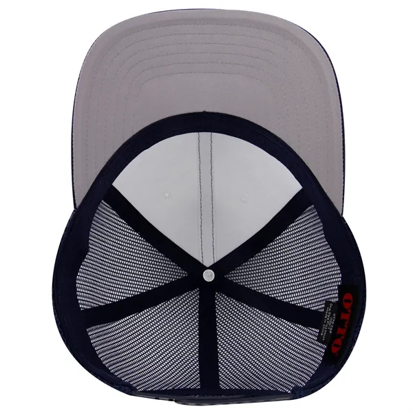Seamless 6 Panel Mid Profile Mesh Back Trucker Hat - Seamless 6 Panel Mid Profile Mesh Back Trucker Hat - Image 23 of 31