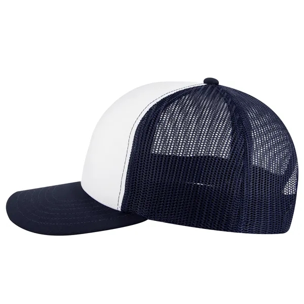 Seamless 6 Panel Mid Profile Mesh Back Trucker Hat - Seamless 6 Panel Mid Profile Mesh Back Trucker Hat - Image 24 of 31