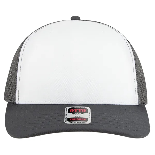 Seamless 6 Panel Mid Profile Mesh Back Trucker Hat - Seamless 6 Panel Mid Profile Mesh Back Trucker Hat - Image 28 of 31