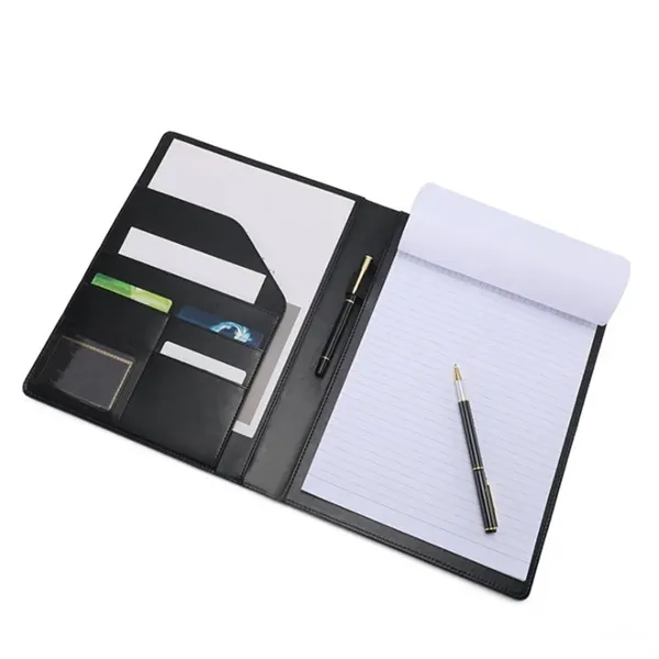 Leather Portfolio Binder - Leather Portfolio Binder - Image 3 of 4