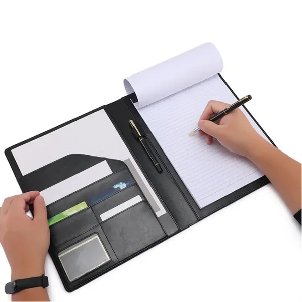 Leather Portfolio Binder - Leather Portfolio Binder - Image 4 of 4