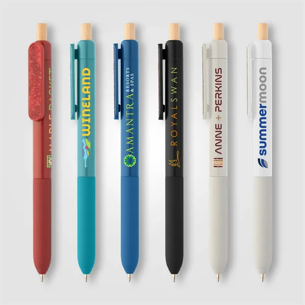 Echo Recycled Plastic Sensory Clip Pen - Full Color InkJet - Echo Recycled Plastic Sensory Clip Pen - Full Color InkJet - Image 0 of 15