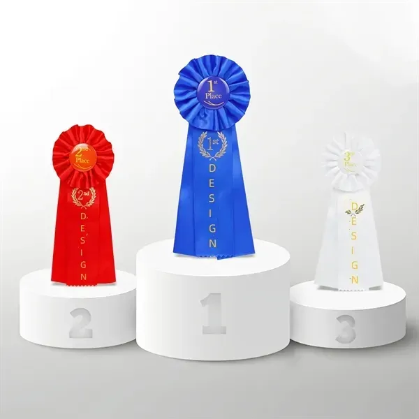 Rosette Ribbon Badge - Rosette Ribbon Badge - Image 0 of 4