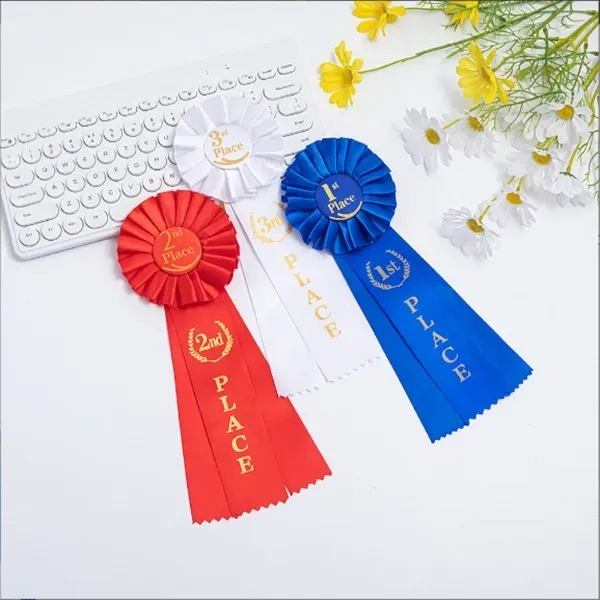 Rosette Ribbon Badge - Rosette Ribbon Badge - Image 1 of 4