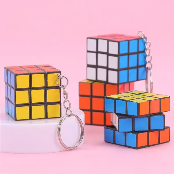 Mini Puzzle Cube Keychain - Mini Puzzle Cube Keychain - Image 0 of 2