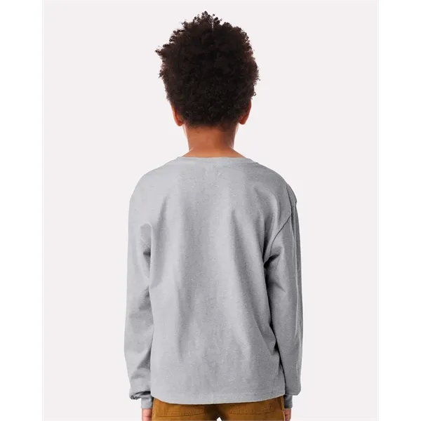 BELLA + CANVAS Youth 6oz. Heavyweight Long Sleeve Tee - BELLA + CANVAS Youth 6oz. Heavyweight Long Sleeve Tee - Image 1 of 35