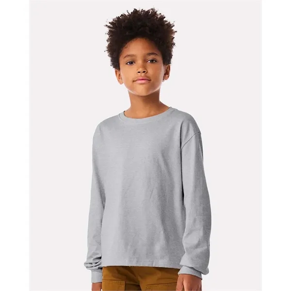 BELLA + CANVAS Youth 6oz. Heavyweight Long Sleeve Tee - BELLA + CANVAS Youth 6oz. Heavyweight Long Sleeve Tee - Image 0 of 35