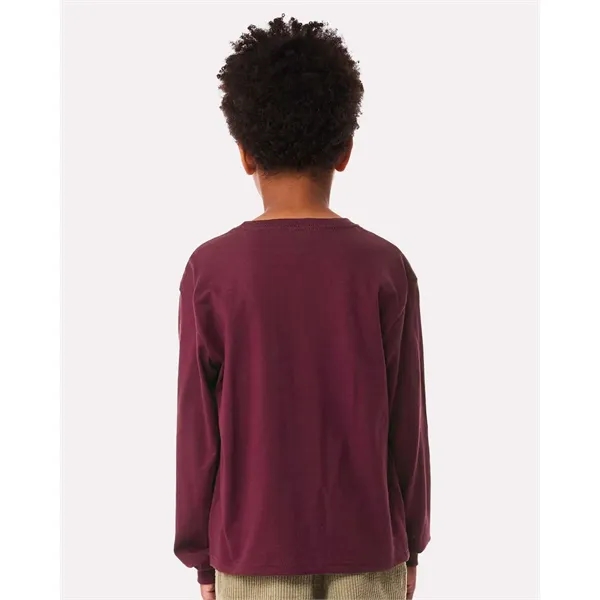 BELLA + CANVAS Youth 6oz. Heavyweight Long Sleeve Tee - BELLA + CANVAS Youth 6oz. Heavyweight Long Sleeve Tee - Image 12 of 35