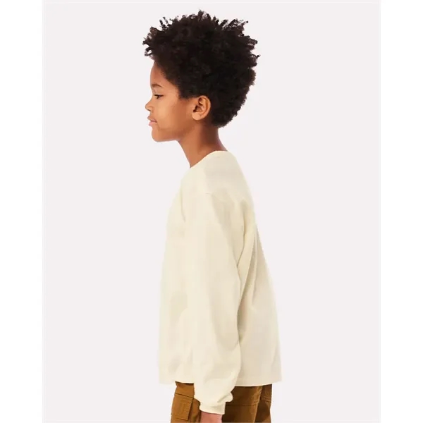 BELLA + CANVAS Youth 6oz. Heavyweight Long Sleeve Tee - BELLA + CANVAS Youth 6oz. Heavyweight Long Sleeve Tee - Image 17 of 35