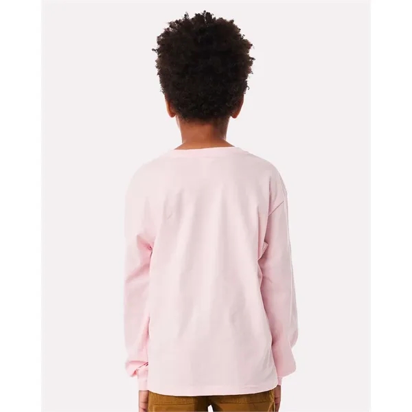 BELLA + CANVAS Youth 6oz. Heavyweight Long Sleeve Tee - BELLA + CANVAS Youth 6oz. Heavyweight Long Sleeve Tee - Image 21 of 35